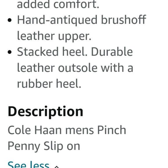 Cole Haan black leather pinch penny loafer 13E - Picture 8 of 8